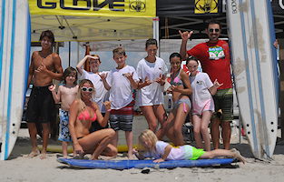 Texas Surf Camp - Bob Hall Pier - July 4, 2013